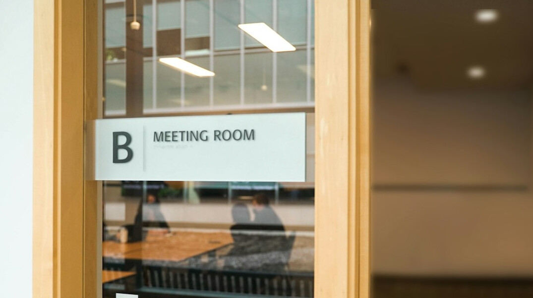 team discussion in meeting room